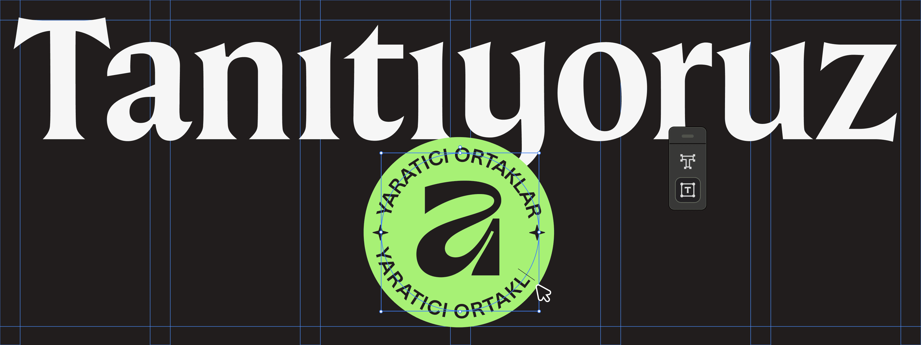 Koyu arka plan üzerinde logo ve başlık içeren Affinity Creative Partners duyuru görseli