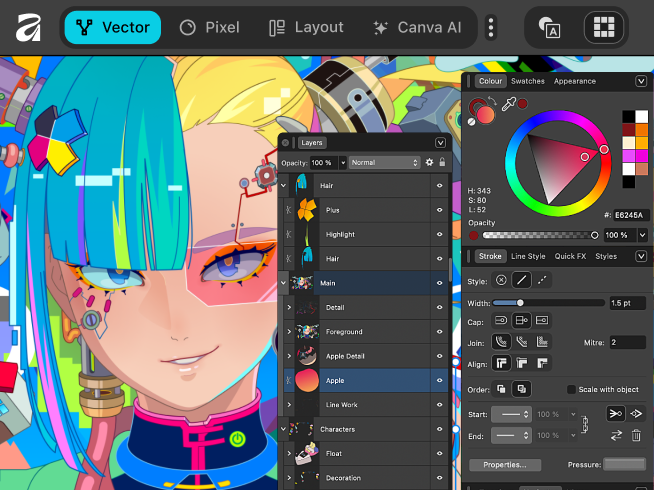 Affinity | プロフェッショナル クリエイティブ ソフトウェア、無料で