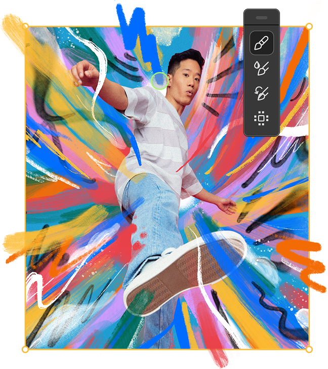 Photo composition hero artwork edited in Affinity